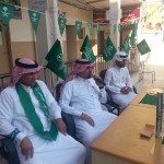 طلاب المنارات الثانوية الأهلية بالدمام يحتفون باليوم الوطني الرابع والثمانين