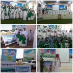 مدير مكتب تعليم بني عمرو يتلقى التهنئة باليوم الوطني من ثانوية زيد بن الخطاب‎