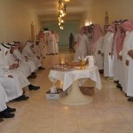 وفد من تعليم النماص يقدم التهنئة للنايف بمناسبة العيد ويطلعونه على برامج اليوم الوطني‎