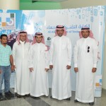 ابتدائية السعودية بتبوك تحتفي بأحد طلابها
