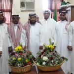 أمير القصيم يكرم طالبي جامعة القصيم تميم الحميد وعبدالله الطرباق