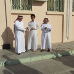 ابتدائية جابر بن حيان بتبوك تكرم الطلبة المتفوقين والمشاركين في مسابقة القارئ الماهر والكاتب المتقن.