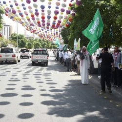 متوسطة حسن آل الشيخ بأحد رفيدة تحتفي باليوم الوطني 87