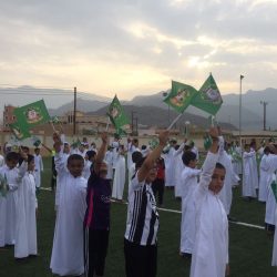 غرس أول شتلة لشهداء الواجب في مدرسة نهاوند بأحد رفيدة