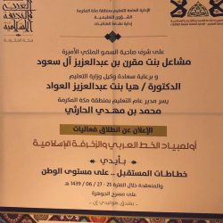 بحضور مشرف القيادة المدرسية تكريم الدكتور وليد الشعيبي والمتفوقين بثانوية المنذر بن الزبير بالدمام