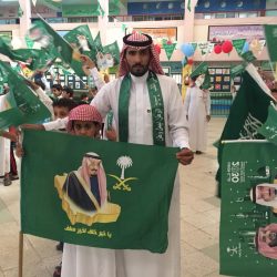 مدير تعليم المدينة يستقبل كوكبة من طلاب وطالبات ” رياض الأطفال ” بمناسبة اليوم الوطني