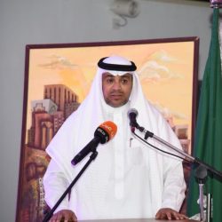 احتفاء باليوم الوطني ”  89 ” وزارة التعليم تكتسي باللون الأخضر
