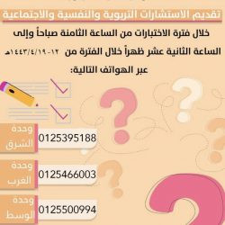 «تعليم مكة»: 1100 زيارة إشرافية بتعليم مكة في أول أيام  اختبارات نهاية الفصل الدراسي الأول
