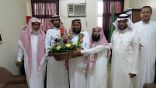 منسوبو مدرسة الريان المتوسطة والثانوية بجازان يحتفلون بعودة قائدهم