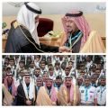 أمير القصيم يتقلد القلادة الذهبية للجمعية الكشفية السعودية من قبل وزير التعليم رئيس جمعية الكشافة العربية السعودية