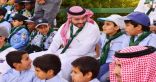 نائب أمير حائل يزور مهرجان التعليم للتربية الكشفية