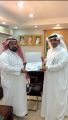 مدير مكتب تعليم شرق مكة يكرم المنسق الإعلامي مخلد مبارك المفرجي بشهادة شكر وتقدير