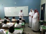 المساعد للشؤون التعليمية بتعليم جازان يزور ثانوية الريان ويعايد منسوبيها