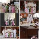 مدير التعليم يستقبل براعم الروضة الثالثة ويشارك في مبادرة بصمتي لحب وطني‎