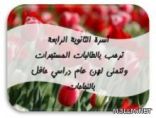 الاسبوع التمهيدي للصف الأول ثانوي