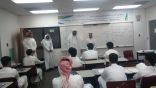 مدير عام التربية والتعليم بالأحساء يتفقد الفصل الصيفي بمدرسة الإمام الطحاوي الثانوية