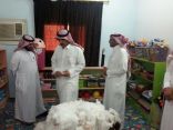 سعادة مدير مكتب التعليم بمحافظة بقعاء في زيارة لروضة محافظة بقعاء الثانية