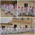 وفد من تعليم النماص يقدّمون واجب العزاء لأسرة الشهيد ظافر بن ضايح العمري‎