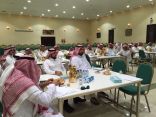قسم التخطيط والمعلومات يقيم برنامج بناء الخطه التشغيلية