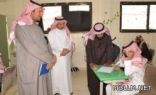 مدير إدارات الإشراف التربوي يزور تعليم الخرج