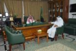 وفد من تعليم النماص يهنىء المحافظ ورئيس البلدية بالعيد‎
