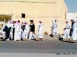 مشاجرة  جماعية بين مجموعتين من الطلاب في ثانوية الغزالة بحائل
