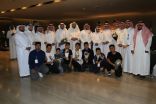 الغنام يستقبل أبطال فخر تعليم الرياض بالتعاون مع المكتب التنفيذي بمطار الملك خالد الدولي