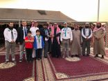محافظ الزلفي يدشن مخيم التعليم على ضفاف بحيرة الكسر بحضور مدير تعليم المحافظة