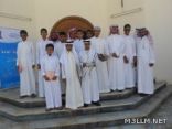 طلاب متوسطة وثانوية الريان يزورون مكتبة جازان العامة