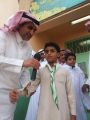 بالصور وزير التعليم يتفقد صباح اليوم مدارس جازان ويشاركهم الطابور الصباحي