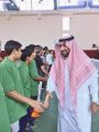 مدير تعليم الرس يتفقد الملاعب المجمعة ويفتتح الصالة الرياضية