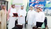 مدير مكتب تعليم الوجه يدشن اﻹدارة اﻹلكترونية والتعليم اﻹلكترونية بمدرسة اﻹمام الشافعي بقرية الرس بالوجه