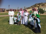 معلمو وطلاب التربية الخاصة بالمدرسة السعودية بالباحة يحتفلون بيوم الوطن 85
