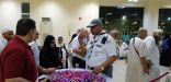 من خلال المعسكر  بمنفذ حالة عمار : كشافة تعليم تبوك يودعون الحجاج بالهدايا والحلوى