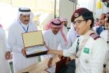 مدير عام التعليم الاهلي الاجنبي بوزارة التعليم يكرم أبناء المرابطين على الحد الجنوبي بمدارس منارات تبوك و الكشافة المشاركين في خدمة الحجاج