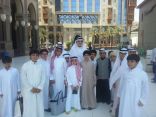 وزير العمل يلتقي بطلاب الفلاح في ساحات الحرم