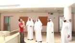 مدير تعليم الباحة يتفقد سير العمل بمبنى مدرسة زينب بنت أبي رافع بمحافظة العقيق
