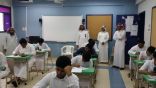 مجمع جحا التعليمي يحظي بإهتمام المشرفين والمتابعة لسير الاختبارات