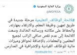 المالية : لا نقص لصافي راتب المعلمين والمعلمات في لائحة الوظائف التعليمية