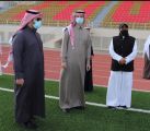 رئيس جامعة الجوف د . محمد الشايع يتفقد مشروع المدينة الرياضية بالمدينة الجامعية