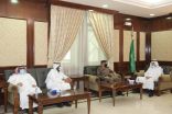 مدير التعليم الحسياني يزور السديس بمناسبة تعيينه محافظا للمذنب