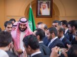 ولي ولي العهد يجتمع بالطلبة السعوديين المتميزين في الجامعات الأمريكية