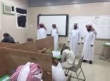 مدير مكتب التعليم بمحافظة ” الدائر ” يتفقد سير الاختبارات