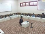 مقرأة إلكترونية لطلاب ابتدائية الإمام حفص بأحد رفيدة