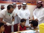 مدير عام التربية والتعليم يدشن حملة تطعيم طلاب مدارس الشرقية – الأول والثاني الابتدائي بمدرسة فلسطين الابتدائية