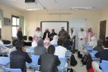 مدير مكتب تعليم ” ابها ” يقف على إحتياجات الطلاب الموهوبين بثانوية أبها الأولى