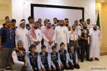 بالصور تعليم الرس يحتفي بأشبال الكشافة واللجان المنظمة لمنافسات رسل السلام