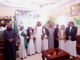 طلاب أحد رفيدة يهنئون قيادات التعليم في المحافظة بذكرى البيعة